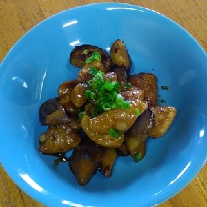 黒酢でさっぱり☆鶏肉と茄子照り焼き